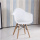 Wood plastic dining chair with armrests